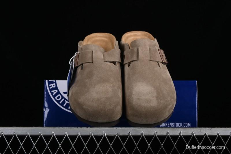 Birkenstock Arizona Soft Footbed Sandals with Suede Leather and Lambswool Lining - G.D4