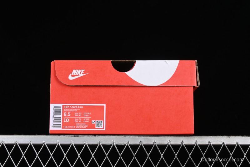 Nike P-6000 PRM Retro Casual Sneakers with Vintage Running Shoe Design - FQ8732-010