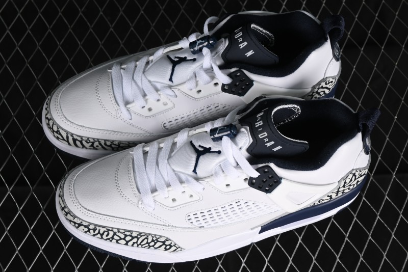 Nike Jordan Spizike Low AJ Hybrid Sneakers with Classic White-Black Colorway - FQ1759-104