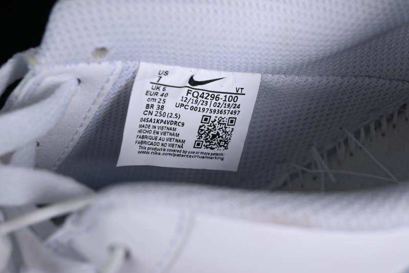 Nike Air Force 1 '07 Low White Blue Casual Sneakers - FQ4296-100