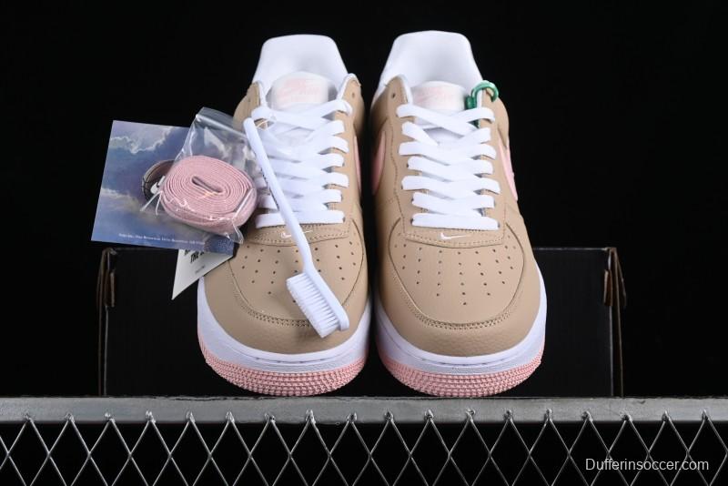 Nike Air Force 1 '07 Low Casual Sneakers with Full-Length Air Cushion - 845053-201