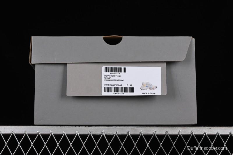 Balenciaga Runner Kith Four Color Retro Casual Sneakers - W3RNY0326