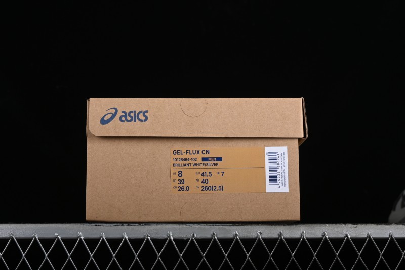 Asics Gel-Flux 4 Low-Top Breathable Casual Running Shoes with Rearfoot Gel Cushioning - 1012B464-102