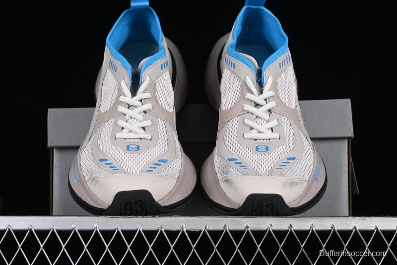 Balenciaga Circuit Lightweight Distressed Print Round Toe Fashion Casual Shoes - WFLGY2240