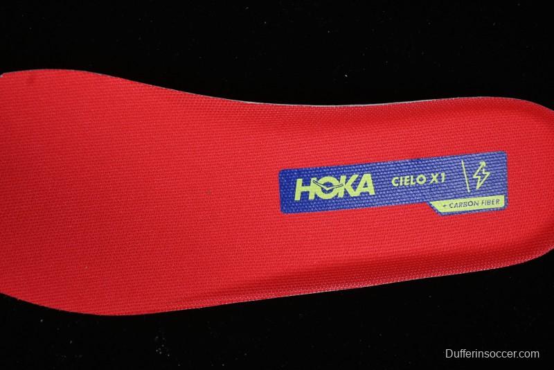 Hoka One One Cielo X1 Professional Racing Cushioned Anti-Slip Durable Training Running Shoes - 1147910 ENN