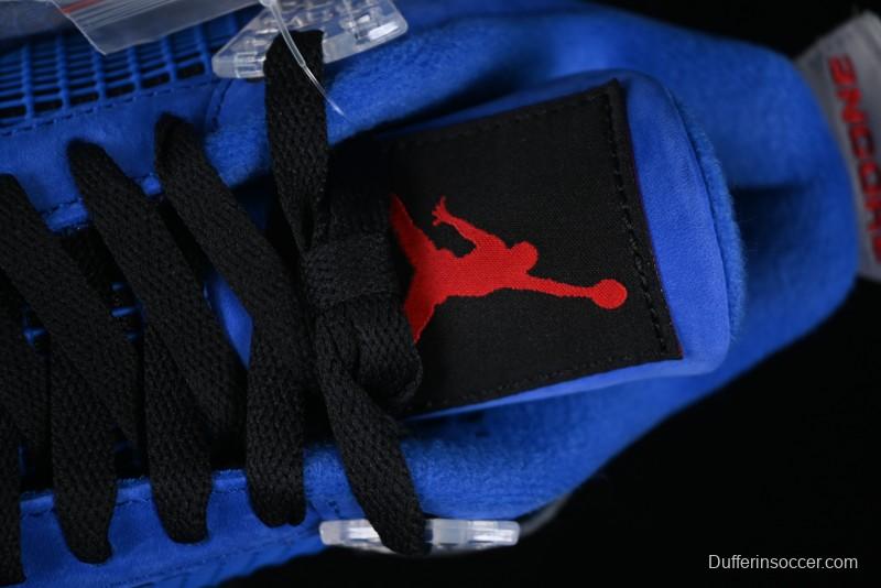 Nike Air Jordan 4 Retro Basketball Shoes with Premium Suede and Eminem Encore Design - AJ4