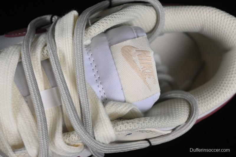 Nike Dunk Low Next Nature SB Lace-Up Low-Top Casual Sneakers in Cream Dark Brown - DD1873-103