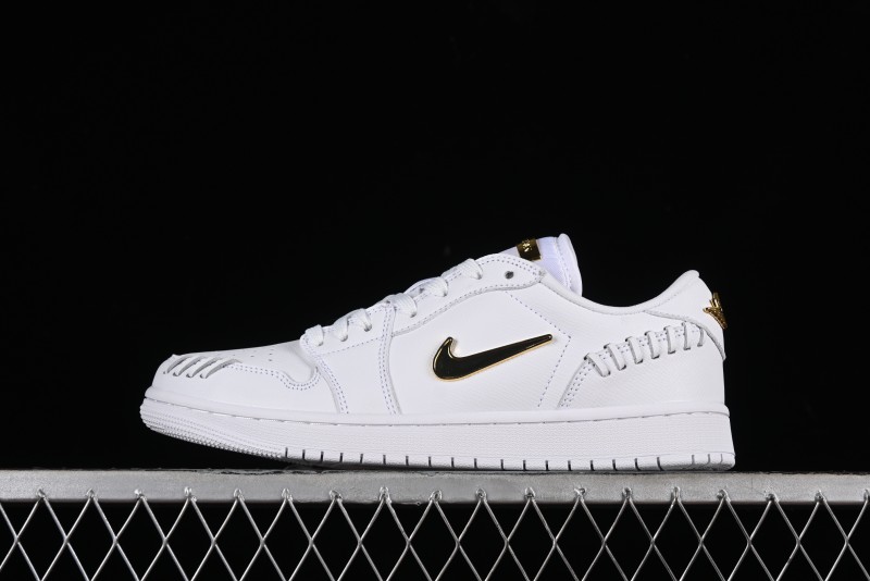 Nike Air Jordan 1 Low Method of Make Casual Sneakers in White Gold - FN5032-100