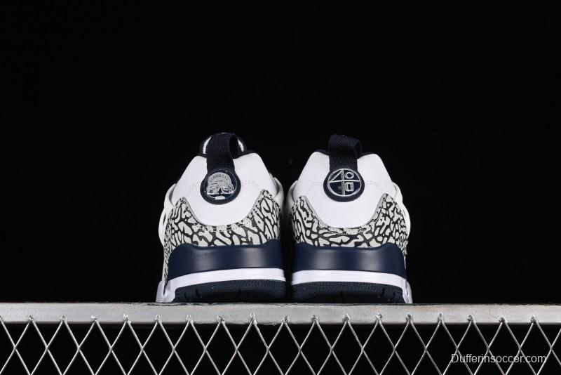 Nike Jordan Spizike Low AJ Hybrid Sneakers with Classic White-Black Colorway - FQ1759-104