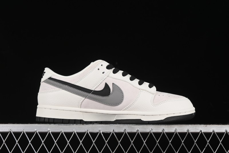 Nike SB Dunk Low Dior Collection - Beige Grey Black Swoosh Anniversary High-End Custom Low-Top Casual Skate Shoes - XD6188-041