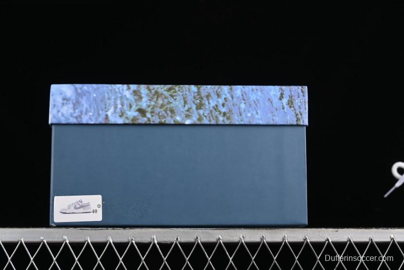 Nike Dunk Low Panda Prank Wave Rider - Silver Blue Shark Low Top Casual Sneakers - DD1391-400