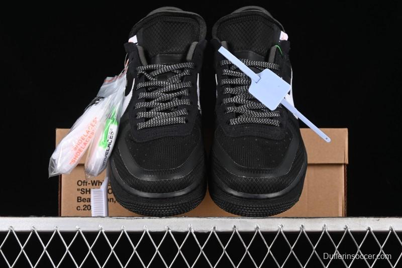 Nike Off White x Air Force 1 Low OW Transparent Black - AO4606-001