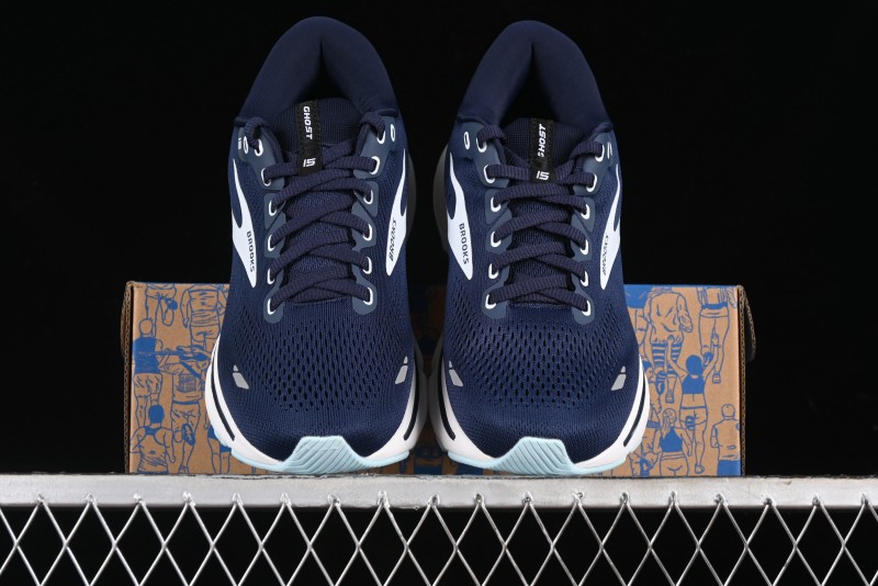 Brooks Ghost 15 Running Shoes with DNA LOFT V2 Cushioning and Breathable Air Mesh - 1203802A450