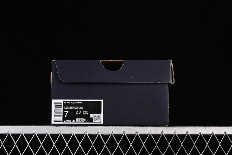 Nike Air Force 1 PLT AF ORM Triple White Low Top Casual Sneakers - DJ9946-108