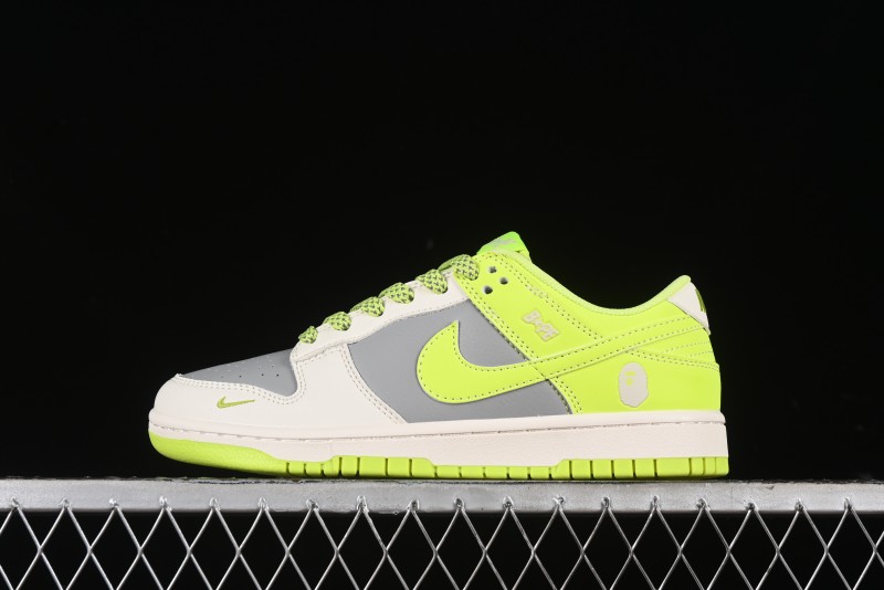 Nike SB Dunk Low BAPE Collaboration - Anniversary Premium Custom Low-Top Casual Sneakers - BB8969-005