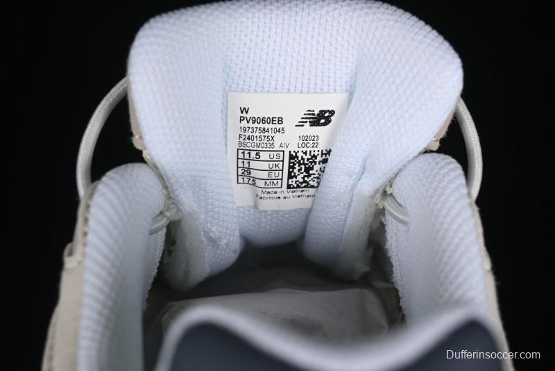 New Balance 9060 Series Kids Hook and Loop Sneakers - PV9060EB