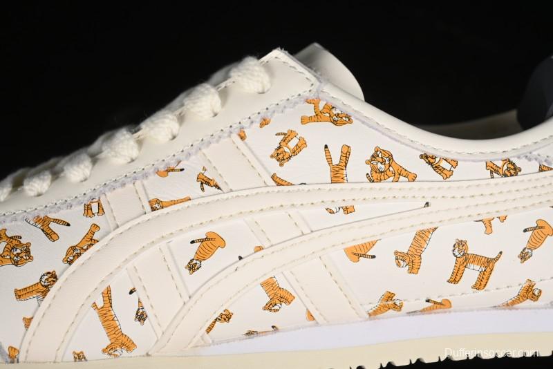 Onitsuka Tiger Mexico 66 Low-Top Leisure Running Shoes with Full-Grain Leather Upper - 1183B785-100