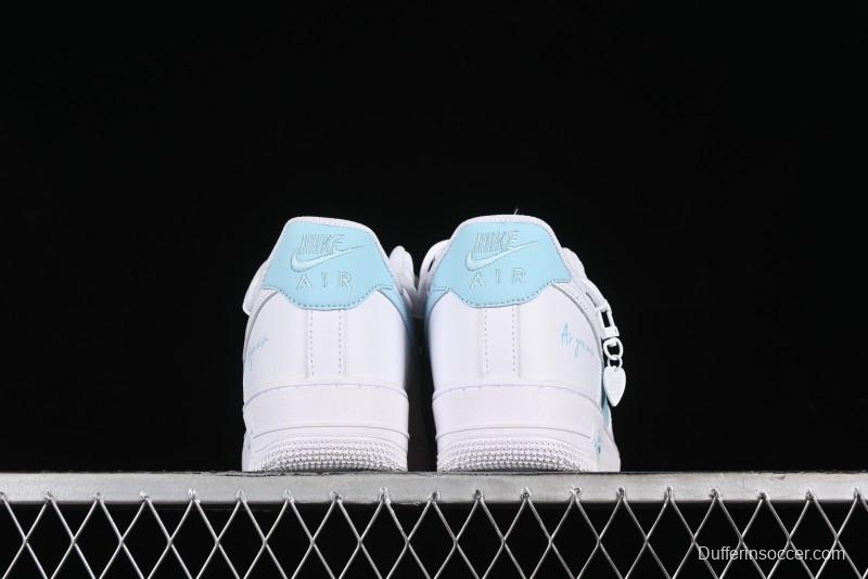 Nike Air Force 1 '07 Low Custom Anime Themed Spray Painting Romantic Whisper Casual Sneakers - ZH0316-028