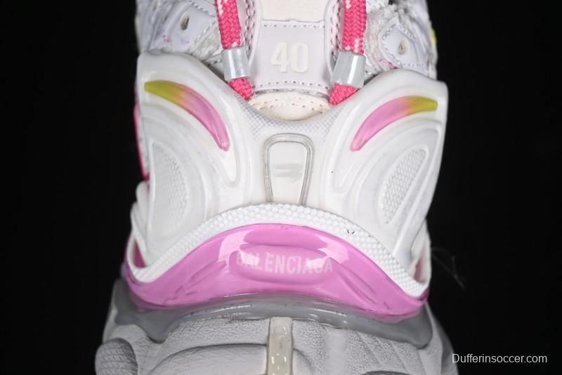 Balenciaga Runner Kith Four Color Retro Casual Sneakers - W3RMU9517