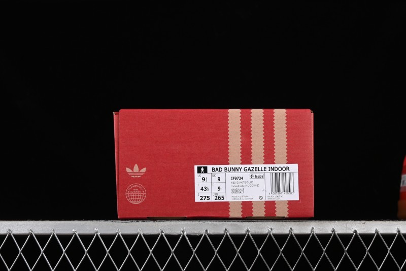 Adidas Originals Gazelle Indoor Bad Bunny Retro Casual Slip-Resistant Low-Top Sneakers - IF9734