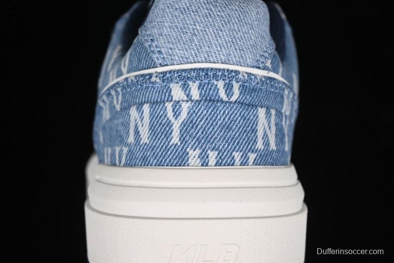 New York Yankees MLB Chunky Liner Denim Basic Platform Sandals - 3ASXCDC4N50BLS