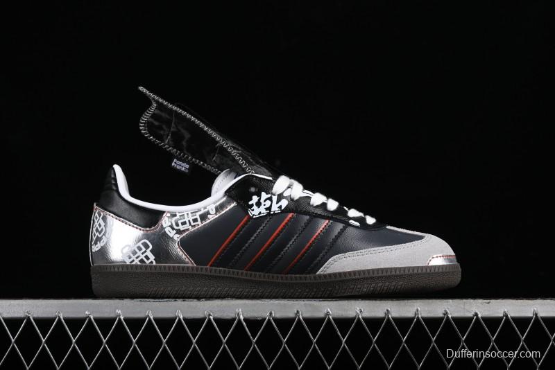 Adidas Originals Samba OG Low Top Casual Sneakers with Panda Mischief Design - IG1024