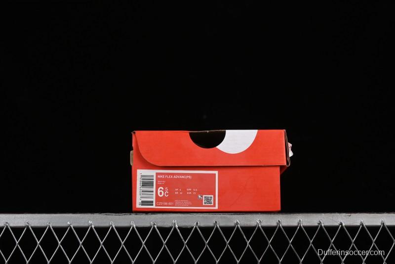 Nike Flex Advance Hook and Loop Breathable Soft Lightweight Kids Shoes - CZ0186-601