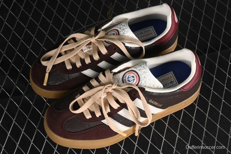 Adidas Originals Gazelle Indoor Retro Casual Slip-Resistant Wear-Resistant Low-Top Sneakers - JP5671