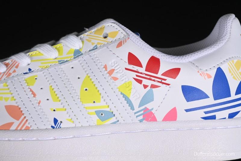 Adidas Superstar H00183 Casual Sneakers with Shell Toe Design - H00183