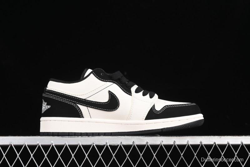 Nike Air Jordan 1 Low AJ1 Marvel Collaboration - Batman Custom High-End Low-Top Basketball Shoes - SJ6650-011