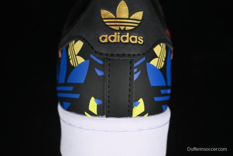 Adidas Superstar H00182 Casual Sneakers with Shell Toe Design - H00182