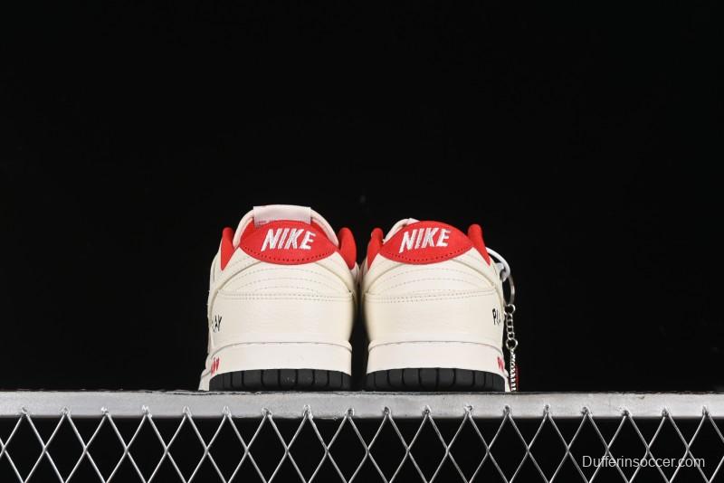 Nike SB Dunk Low Comme des Garcons Anniversary Custom Low-Top Casual Skate Shoes - KK1688-081