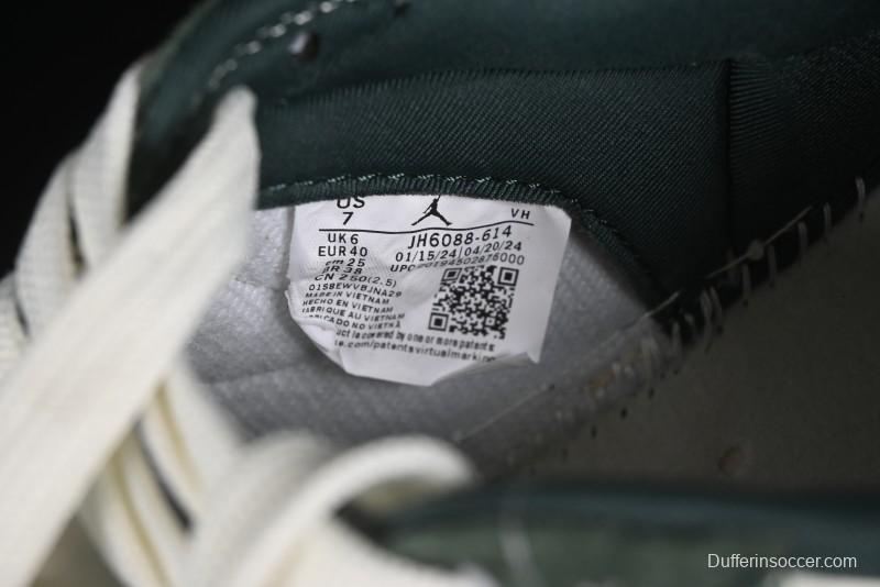 Nike Travis Scott x Fragment Design x Air Jordan 1 Low OG SP AJ1 Bape Collaboration - Camo Green Low Top Casual Sneakers - JH6088-614