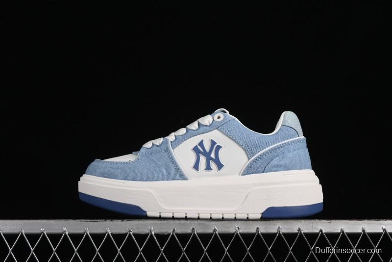 New York Yankees MLB Chunky Liner Denim Basic Platform Sandals - 3ASXCVT4N50BLS