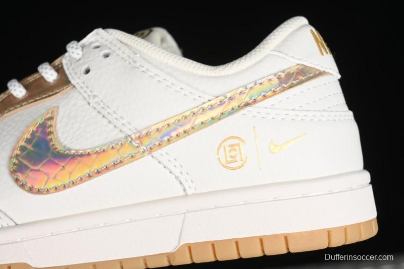 Nike SB Dunk Low Edison Chen Collaboration - Anniversary Edition High-End Customized Low-Top Casual Sneakers - JH8310-948