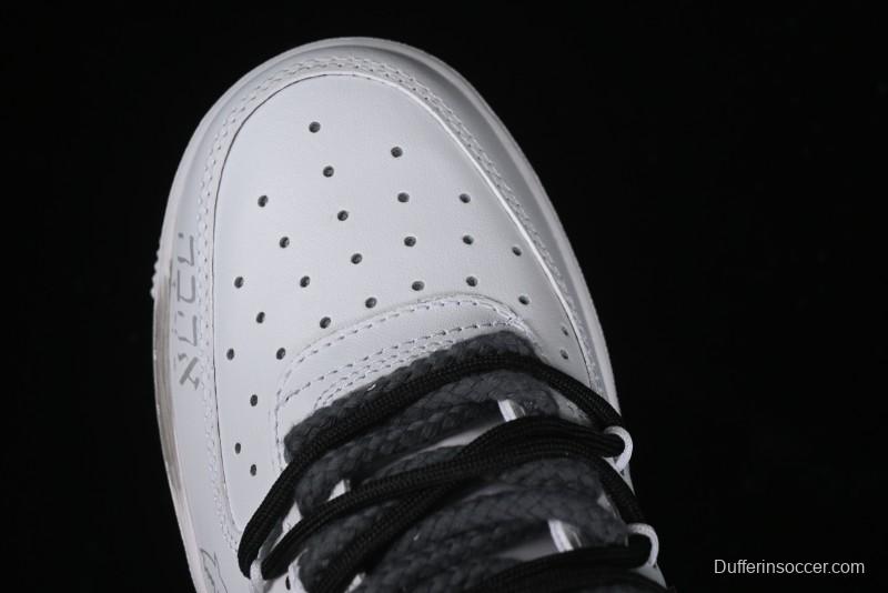 Nike Air Force 1 '07 Low Peace Dove Spray Custom Low-Top Casual Sneakers - ZH0316-031