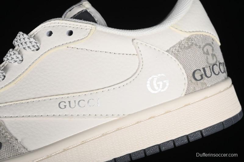 Nike Travis Scott x Fragment Design x Air Jordan 1 Low OG SP AJ1 Casual Sneakers - XZ1658-002