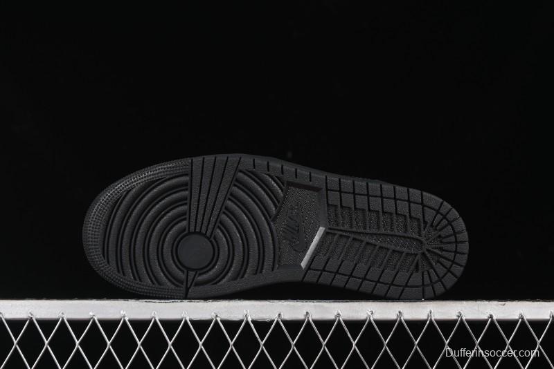 Nike Air Jordan 1 Low "Black Croc" Casual Sneakers - HJ7743-010