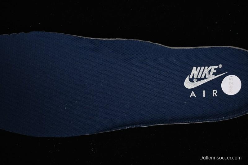 Nike Undefeated x Air Force 1 Low Casual Sneakers in Dark Blue Hemp with Reflective Details - UT2023-205