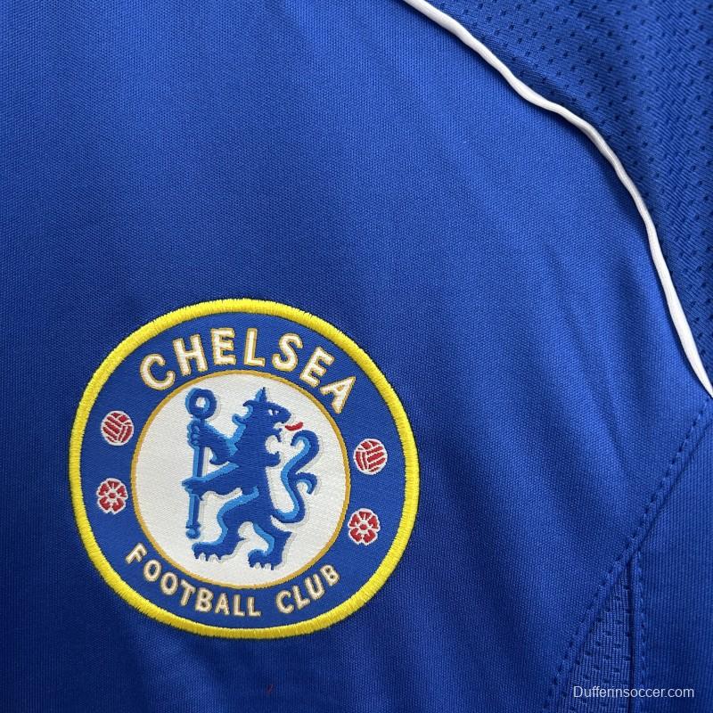 06/07 Retro Long Sleeve Chelsea Home Jersey