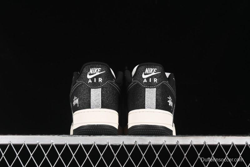 Nike Air Force 1 '07 Low Stussy Collaboration - Starry Sky Low-Top Casual Sneakers - XZ1968-518