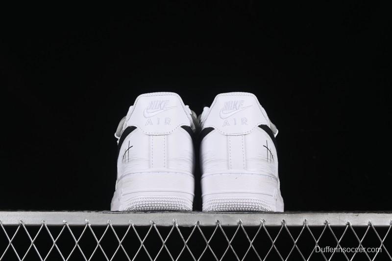 Nike Air Force 1 '07 Low Retro Street Spray Paint Anime Theme Maillard Style Casual Sneakers with Strap - ZH0316-039