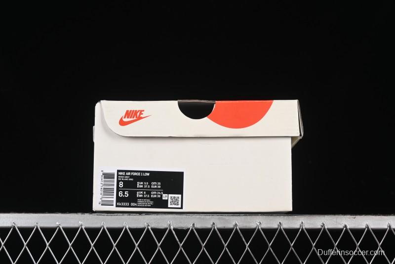 Nike Air Force 1 '07 Low The North Face Collaboration - Silver Grey Pigskin Sneakers - KK3333-004