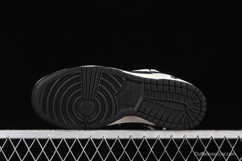 Nike SB Dunk Low BAPE Collaboration - Strap Black Hook Anniversary High-End Custom Low-Top Casual Skate Shoes SJ2068-299