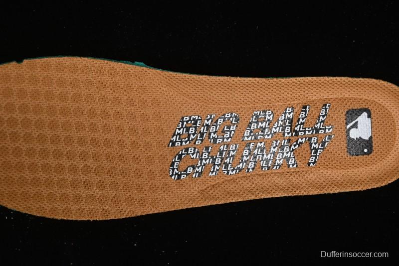 New York Yankees MLB Bigball Chunky Window Velvet Monogram Thick Sole Casual Running Shoes - 3ASHWVM4643BRS