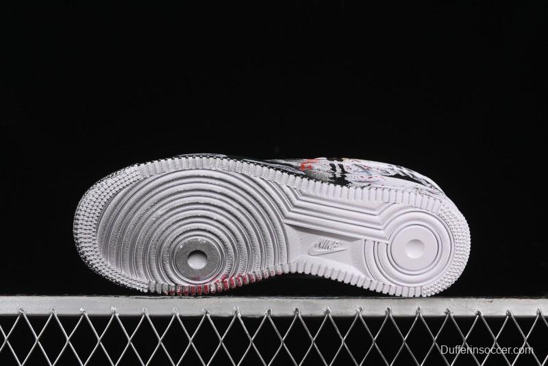 Nike Air Force 1 '07 Low Black Myth Wukong Custom Spray-Painted Gift Box Low-Top Casual Sneakers - ZH0316-045