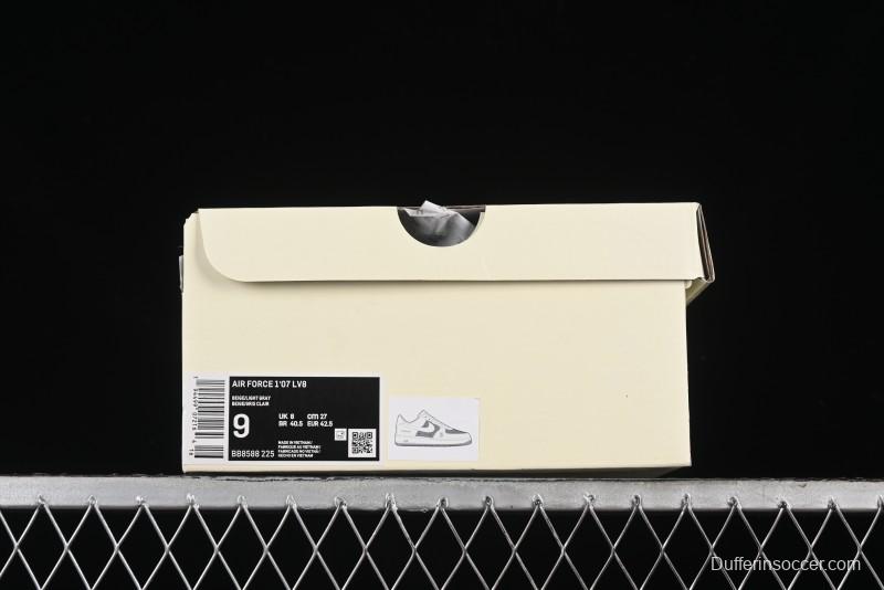 Nike Air Force 1 '07 Low Burberry Collaboration - Beige Grey Low-Top Casual Sneakers - BB8588-225