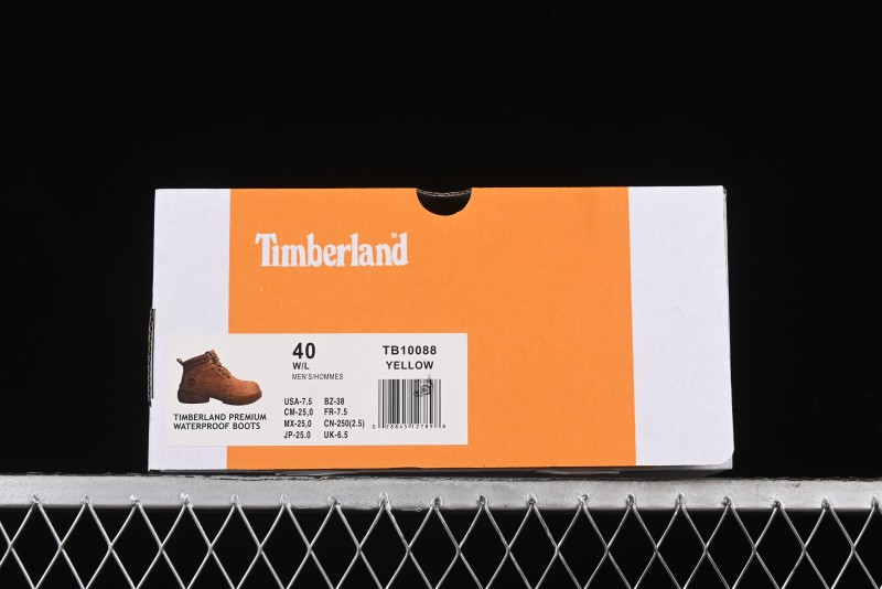 Timberland Outdoor Mid-Top Casual Yellow Boots - TB10088YELLOW