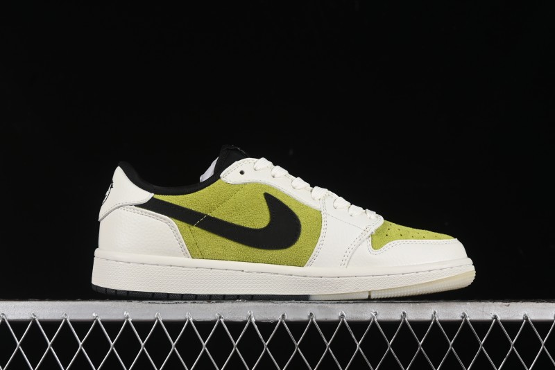 Nike Travis Scott x Fragment Design x Air Jordan 1 Low OG SP AJ1 Retro Sneakers - JH6089-002