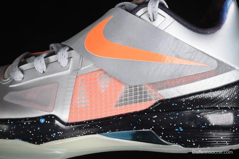 Nike KD 4 Galaxy All Star Basketball Shoes with Zoom Air Cushion and Adaptive Fit System - FD2635-001